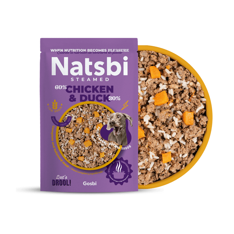 נטסבי ברווז מזון טבעי מאודה 500 גרם - Natsbi Duck