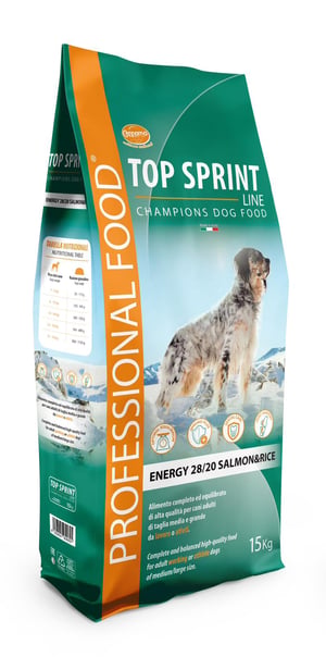 טופ ספרינט סלמון ואורז 15 ק"ג - TOP SPRINT Energy