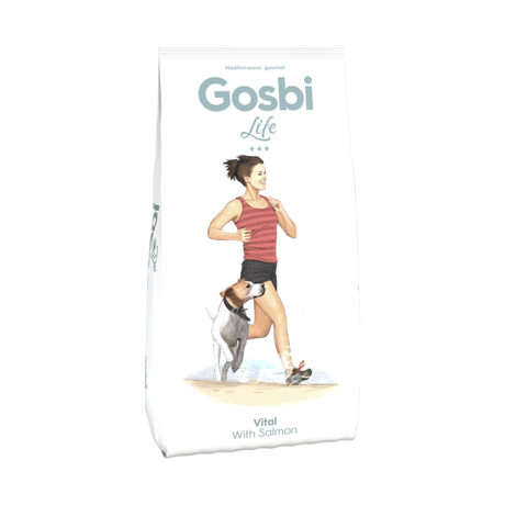 גוסבי לייף סלמון ועוף 12 ק"ג- Gosbi Life Salmon & Chicken