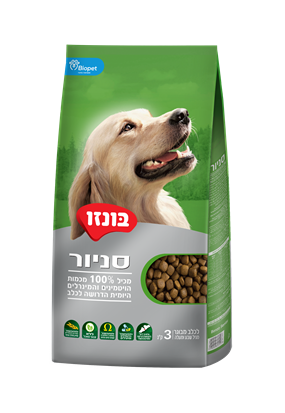 בונזו סניור 3 ק"ג - Bonzo Senior