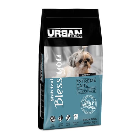 אורבן צ'ויס היפואלרגני דגים גזע קטן 6 ק"ג - Urban Choice hypoallergenic fish mini