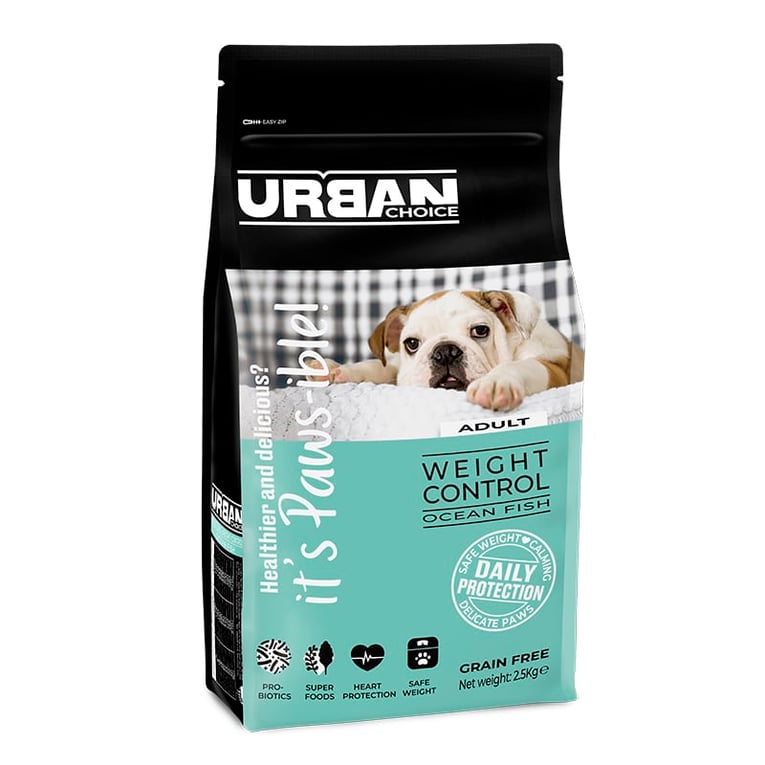 אורבן צ'ויס לייט דגים 2.5 ק"ג - Urban Choice hypoallergenic light