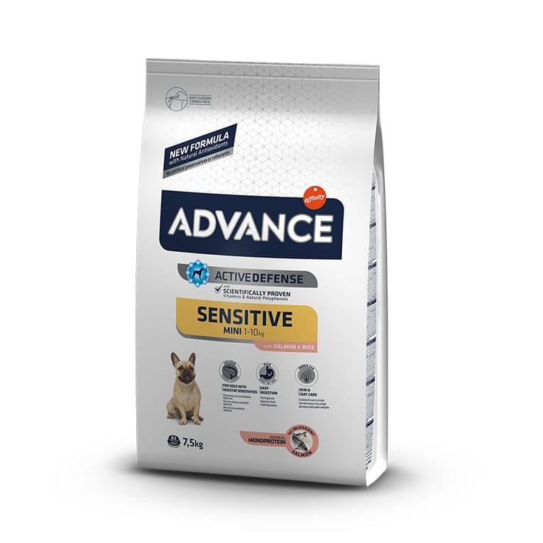 אדוונס בוגר גזע קטן סלמון 7 ק"ג - Advance Salmon mini