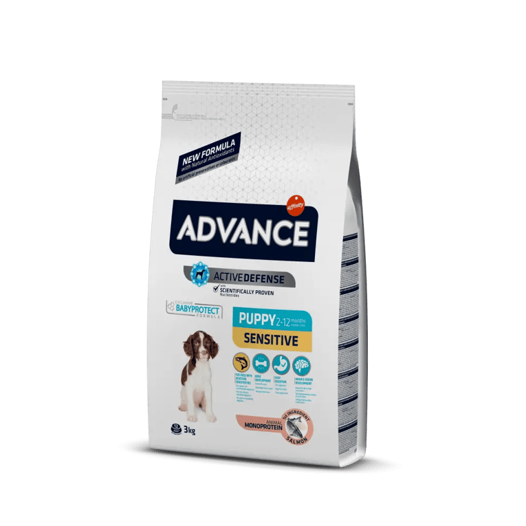אדוונס גור סלמון 3 ק"ג - Advance Puppy Salmon אדוונס גור סלמון 3 ק"ג - Advance Puppy Salmon