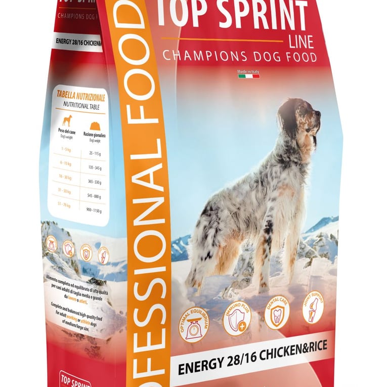 טופ ספרינט אנרג'י עוף ואורז 15 ק"ג - TOP SPRINT Energy Chicket