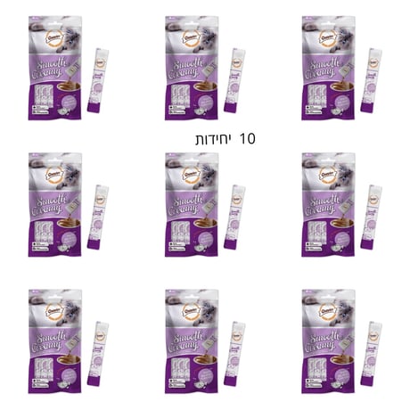 חטיף קרם נוזלי לחתול בטעם סלמון