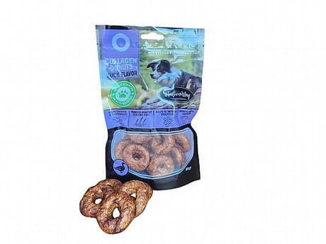 עצמות קולגן עטופות ברווז - טבעות 80 גרם
