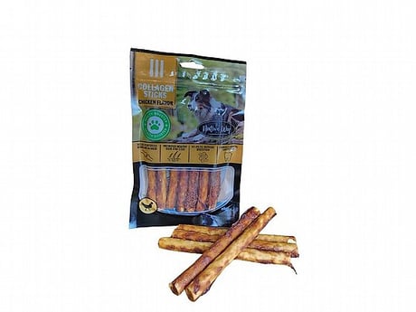 עצמות קולגן עטופות עוף - רולים 80 גרם