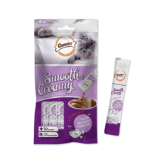 10 יח' חטיף קרם נוזלי לחתול בטעם סלמון 60 גרם