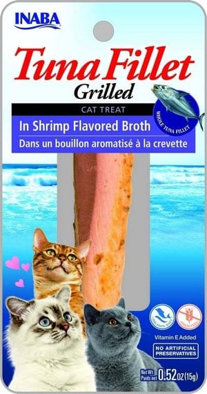 אינאבה טונה בטעם שרימפס 25 גרם- Inaba Grilled Tuna Fillet in shrmps broth