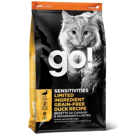 גו! חתול סנסטיב ברווז 3.63 ק"ג - Go sensetive duck
