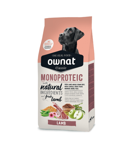 אוונט מונופרוטאין (חלבון יחיד) כבש 12 ק"ג- OWNAT CLASSIC MONOP. LAMB