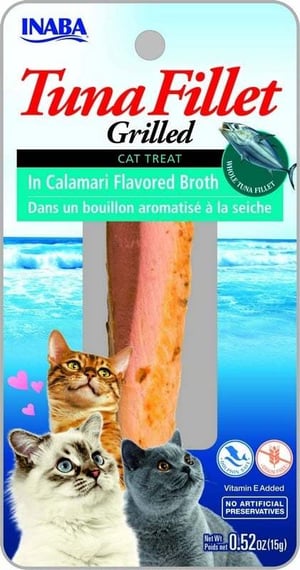 אינאבה טונה בטעם קלמרי קלוי 25 גרם- Inaba Grilled Tuna Fillet in Calamari broth