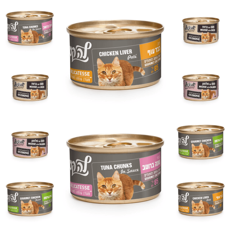 10 יח' לה קט שימורים לחתולים 85 גרם