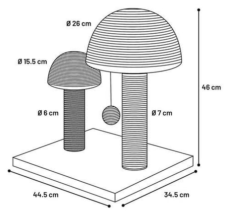 משטח גירוד פטריות נישה פלמינגו