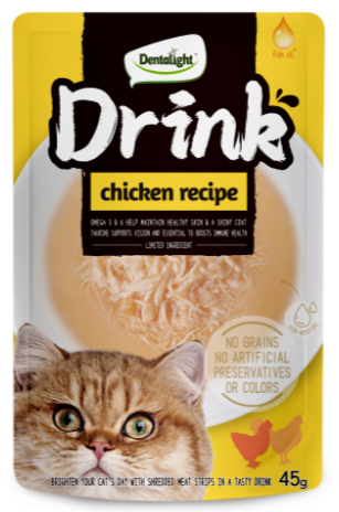 DRINK - מרק עוף לחתול 45 גרם