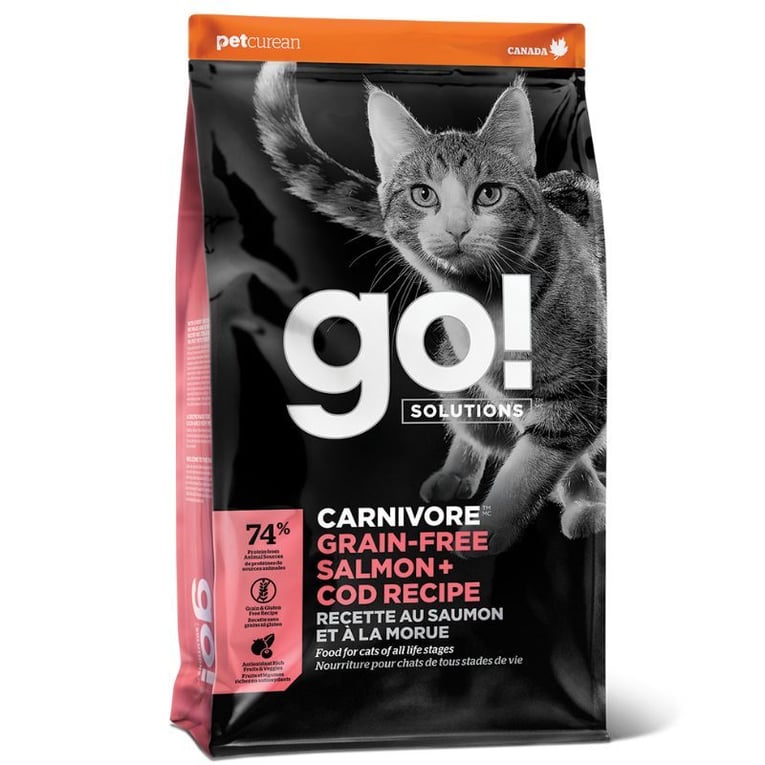 גו! חתול קרניבור סלמון ודג בקלה 3.63 ק"ג - carnivore salmon and cod