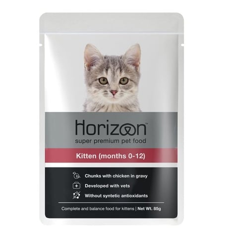 פאוץ הורייזן - לגורי חתולים עוף 85 גרם