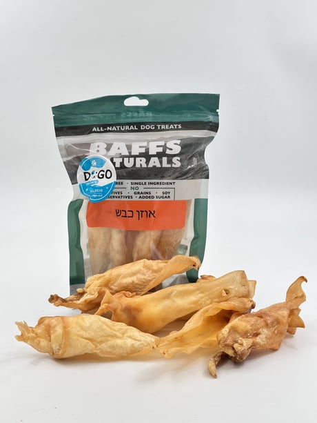 באפס חטיף טבעי אוזני כבש 100 גרם