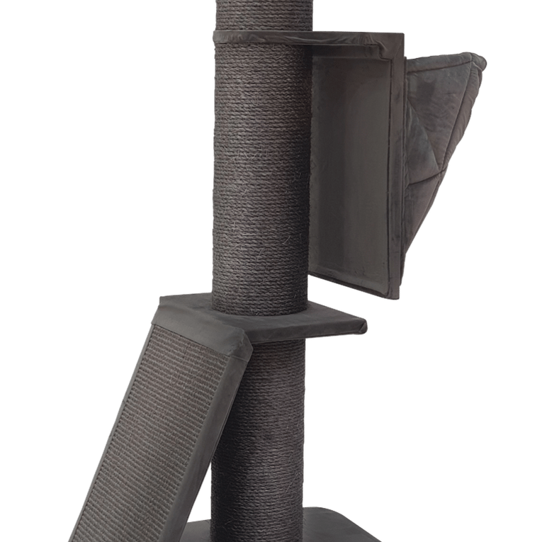 מתקן גירוד ושק שינה מעוצב לחתולים מפונקים PS948-1