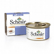 שזיר מעדן טונה ואפונה לכלבים 85 גרם- Schesir Tuna&Peas