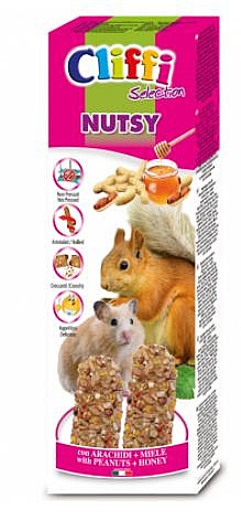 קליפי זוג מקלות דבש ארנבות סטיק נאטסי אגוזים 110 גרם