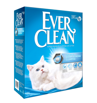 אבר קלין אקסטרה-מתגבש ללא ריח 10 ליטר- Ever Clean Extra Strog Clumping