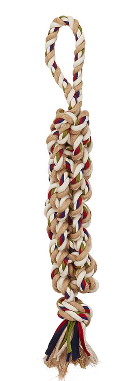 פופוס צעצוע חבל קלוע עם ידית