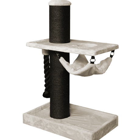 עמוד גירוד לחתול עם ערסל וחבל משחק PS 126