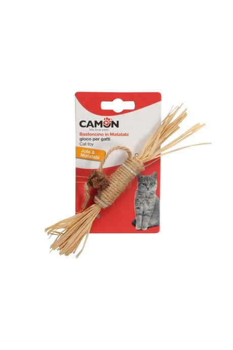 מקל מטאטאבי עם חבל יוטה וקש