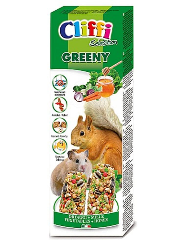 קליפי מקלות דבש אוגרים סטיק גריני עם ירקות 110 גרם