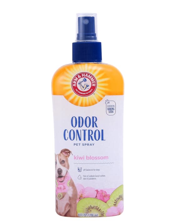 ספריי שמפו יבש לכלב ארמ אנד האמר בשילוב דאורדורנט בניחוח פריחת קיווי 236 מ"ל