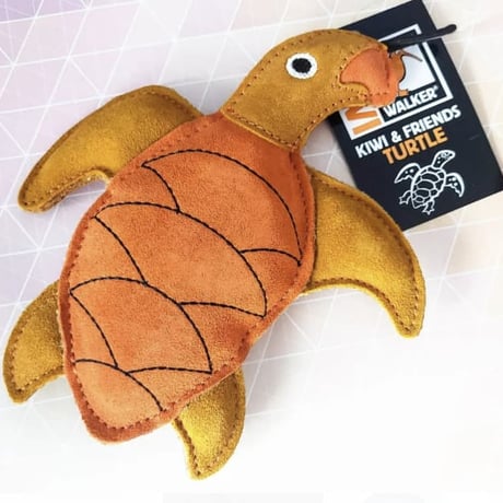 קיווי צעצוע צב כתום מעור במילוי קוקוס 100% טבעי