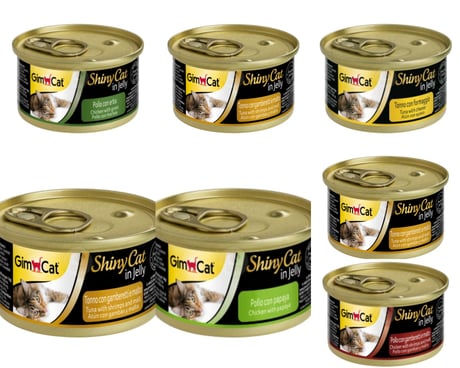 4 יח' שימורי שייני קט במגוון טעמים 70 גרם