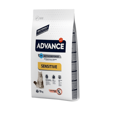 אדוונס חתול סנסטיב סלמון 10 ק"ג