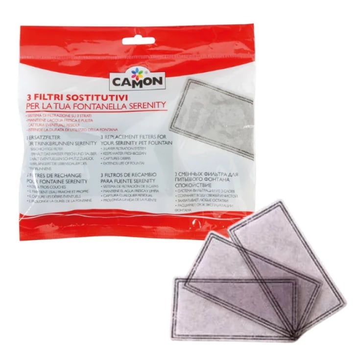 מארז פילטרים מזרקת קמון - 3 יח במארז