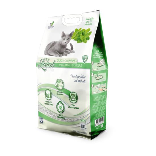 חול מתגבש גרגרים גדולים מנטה TO BE LOVED 10 ליטר