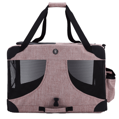 פופוס מנשא לחיות לרכב או לטיולים ורוד