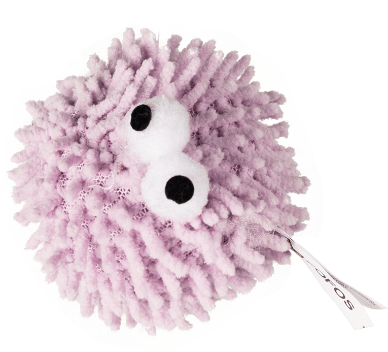 פופוס כדור צמר "גיק" עם פעמון