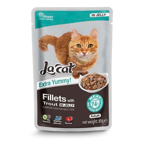 פאוצ' נתחוני לה קט עם פורל בג'לי 85 גרם