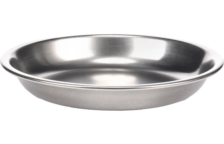 קערת נירוסטה שטוחה לחתולים 190 מ"ל