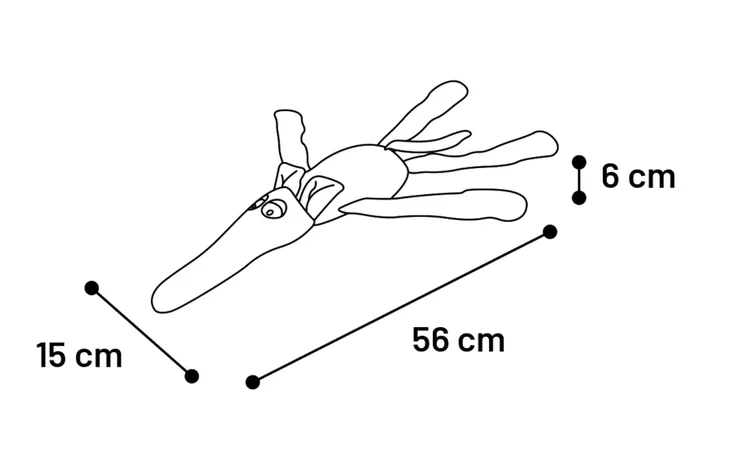 בובת דב נמלים 56 ס"מ