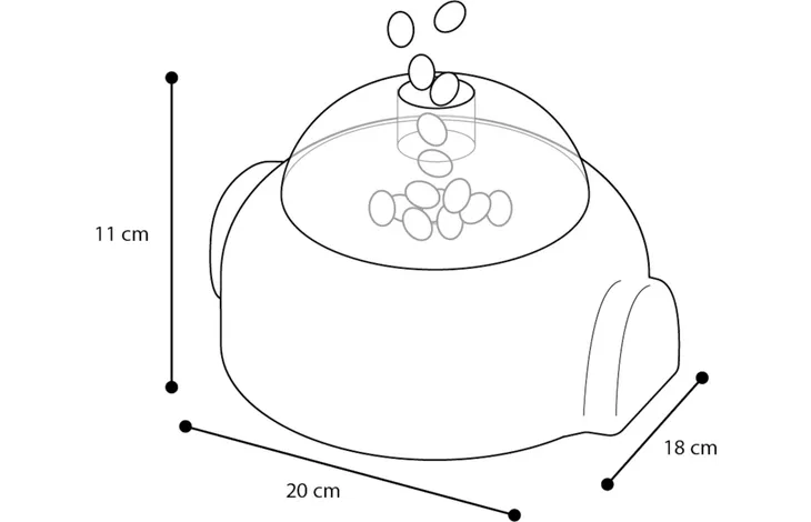 מקפיץ חטיפים ואוכל לכלב