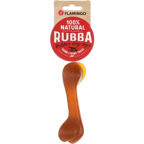 עצם גומי טבעי 100% פלמינגו 14 ס"מ