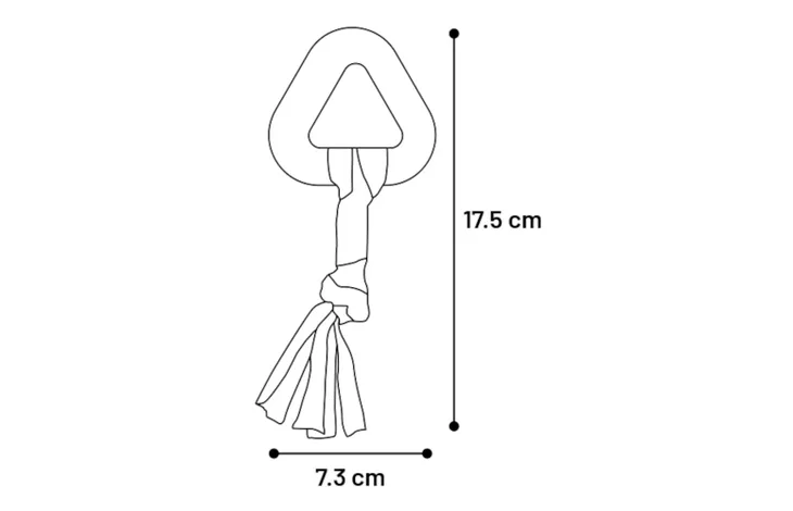 צעצוע כלב באנטי משולש