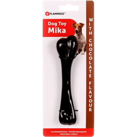 עצם גומי בטעם שוקולד במגוון גדלים פלמינגו