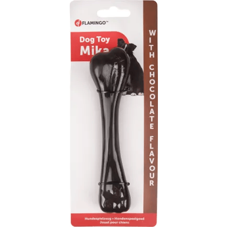 עצם גומי בטעם שוקולד במגוון גדלים פלמינגו