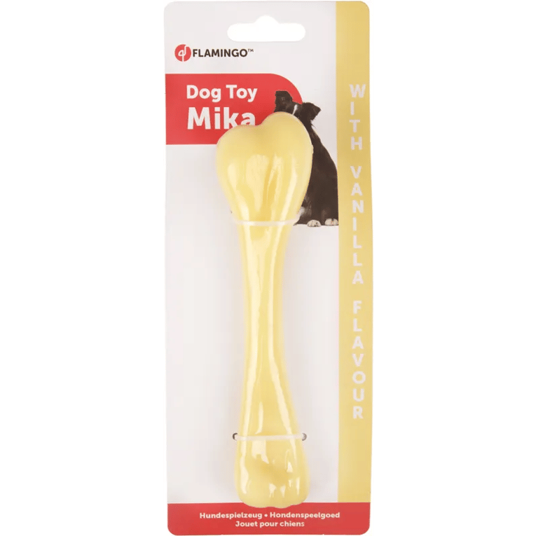 עצם גומי בטעם וניל במגוון גדלים