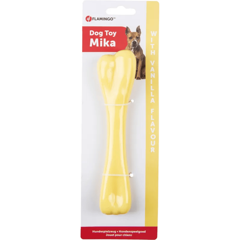 עצם גומי בטעם וניל במגוון גדלים