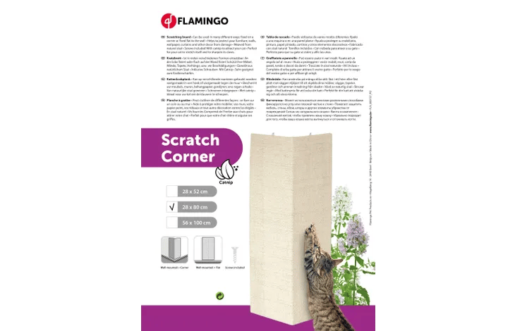 משטח גירוד פינתי סיסל L